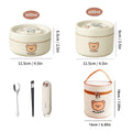 Axyaa Stainless Steel Insulated Lunch Box for Kids & Students