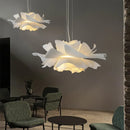 Axyaa Nordic Modern Acrylic Flower Chandelier for Living Dining Room Kitchen Bedroom