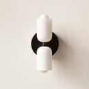 Axyaa Medieval Double-Head Glass Wall Lamp for Bedroom & Living Room