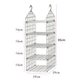 Axyaa Hanging Wardrobe Organizer Cabinets Hanger System for Clothes Storage & Handbags
