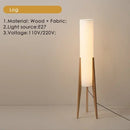 Axyaa Zen Floor Lamp with Fabric Shade for Living Room and Bedroom