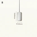 Axyaa Modern Silk Pendant Chandelier | Minimalist LED Indoor Lighting