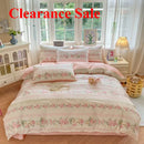 Axyaa Floral Printed Cotton Duvet Cover - Luxury Bedding with Zipper Closure