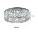 Axyaa Elegant Crystal Ceiling Lamp for Home Dining Room & Bedroom Lighting