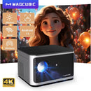 Axyaa 4K Android 11 Projector 580 ANSI WiFi6 Voice Control Home Cinema BT5.0