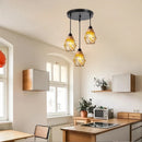 Axyaa Retro Industrial E27 Pendant Light for Farm Living Room Bedroom Dining Hallway