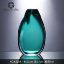 Axyaa Crystal Glass Vase: High-end Flower Arrangement Soft Decoration