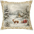Axyaa Christmas Winter Pillowcase Set