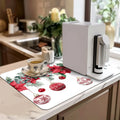 Axyaa Christmas Berry Kitchen Draining Mat