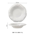 Axyaa Stoneware Edge Plate Set for Elegant Dining