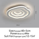 Axyaa Modern LED Ceiling Lights Chandeliers with Remote Control Dimming for Home Decor