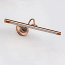 Axyaa Red Bronze LED Bathroom Light for Elegant Spaces