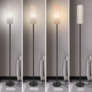 Axya Nordic Floor Lamp with Cloth Lampshade for Cozy Indoor Lighting
