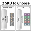 Axyaa Motion Sensor RGB Night Light Rechargeable Magnetic Wall Lamp