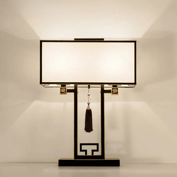 Axyaa Chinoiserie Desk Floor Lamp - Elegant & Cozy Lighting for Living Room Bedroom