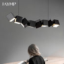 Modern Nordic Box Pendant Chandelier by Axyaa for Dining Living Office Decor