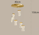 Axyaa LED Ceiling Chandelier Lighting for Modern Bedroom and Dining Room