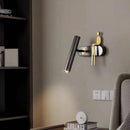 Axyaa Copper Wall Lamp: Nordic Design, LED Light, Rotatable Bedside Luxury
