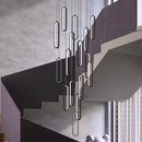 Axyaa Modern LED Pendant Chandelier for Living Room Staircase Decor