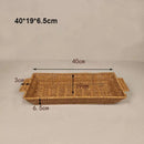 Axyaa Rattan Wicker Serving Baskets: Bread Fruit Vegetables Basket 6 Styles