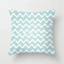 Modern Geometry Print Pillow Case for Home Decor by Axyaa - Mint Green Pillow Cover