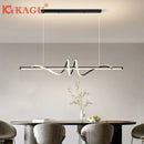 Axyaa Modern Black Pendant Lights for Living Room, Dining Table, Kitchen, Office.