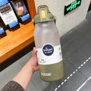 Axyaa 1500/2000ml Tritan Water Bottle with Time Marker, Leak-Proof, BPA-Free Gradient Color