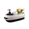Axyaa Cotton Rope Storage Basket with Handle - Large Capacity Desktop Organizer