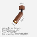 Axyaa Nordic Wood Grain LED Ceiling Light Spotlight for Home and Restaurant Decor