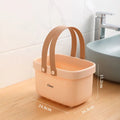 Axyaa Bath Basket: Stackable Large Capacity Toiletry Organizer, Durable Plastic Storage