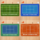 Axyaa Non-slip Tennis Court Door Mat Carpet for Home Decoration