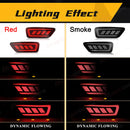 Axyaa Rear Bumper Reflector Lights with Dynamic Turn Signal for Grand Cherokee, Compass, Journey