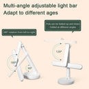 Axyaa LED Rechargeable Desk Lamp Foldable Eye Protection USB Bedroom Lighting