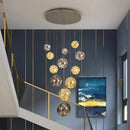Axyaa LED Pendant Chandeliers for Modern Home Decor Living Room Lighting