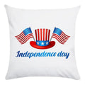 Axyaa American Flag Print Pillow Cover for Home Decor