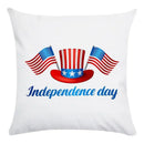 Axyaa American Flag Print Pillow Cover for Home Decor
