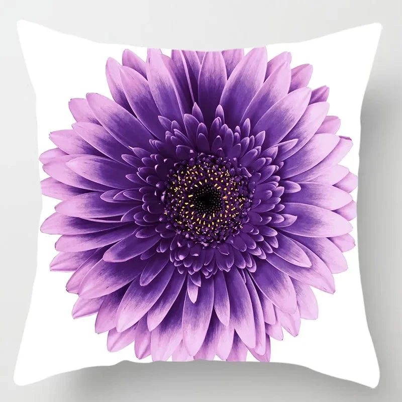 Axyaa Small Floral Geometric Heart Pillowcase