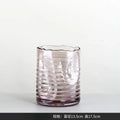 Axyaa Glass Cylinder Twisted Vase Modern Minimalist Designer Home Decor