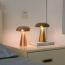 Axyaa LED Touch Table Lamp Rechargeable 3 Color Metal Desk Room Decor