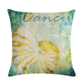 Axyaa Starfish Conch Linen Pillowcase 45*45cm