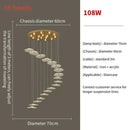 Axyaa Nordic Lotus Leaf Chandelier: Modern Style for Living Room, Kitchen, Hotel Lobby & Staircase