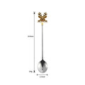 Axyaa Stainless Steel Christmas Dessert Set - Creative Cartoon Cutlery