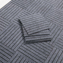 Axyaa Soft Carpet Floor Tiles, 12" X12" Self-Adhesive Peel and Stick DIY Tiles
