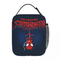 Axyaa Spider Man Lunch Bag - Insulated Portable Thermal Cooler for Work