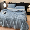 Axyaa Coral Fleece Blanket: Soft, Plush, All-Season Bed Throw for Home & Office