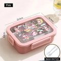 Axyaa 720ml Stainless Steel Thermal Lunch Box with Spoon & Fork