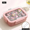 Axyaa 720ml Stainless Steel Thermal Lunch Box with Spoon & Fork