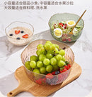 Axyaa Clear Salad & Fruit Bowl Set - Multipurpose Household Dish
