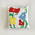 Axyaa Floral Pillow Cover for Home Decor - 45x45cm Cotton Square Case