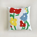 Axyaa Floral Pillow Cover for Home Decor - 45x45cm Cotton Square Case